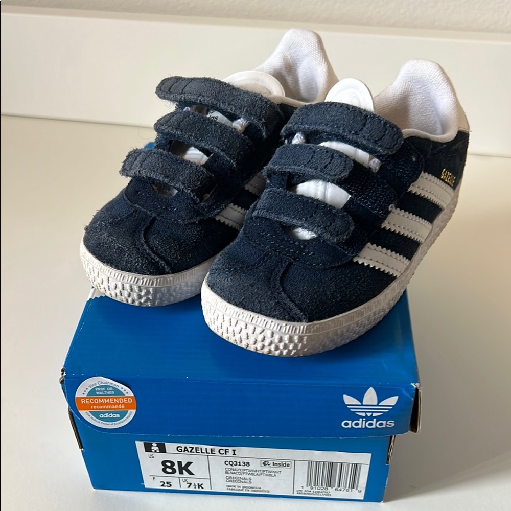 Adidas Kids Gazelle CF I Navy Sneakers